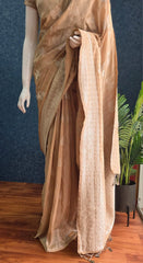 Tussar Gorgette - Beige