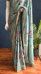 Tussar Silk- green