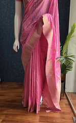 Bagalpuri Silk - Pink