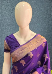 Pani Silk Self- Purple