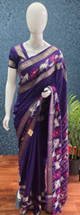 Soft Silk - Elephant -Purple