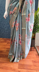 Pure Munga Silk - Blue