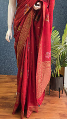 Tussar Antique - Orange