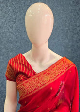 Tussar Antique - Orange