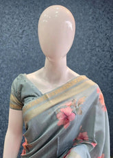 Pure Munga Silk - Blue