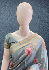 Pure Munga Silk - Blue