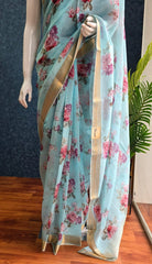 Pure Organza - Sky Blue