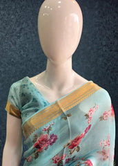 Pure Organza - Sky Blue