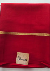 Pure Mysore Silk- Red