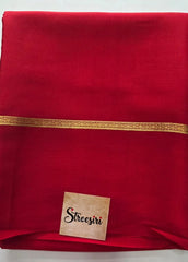 Pure Mysore Silk- Red