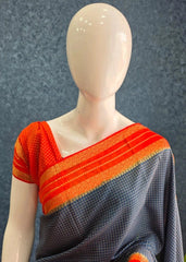 Matka Crepe - Teal Orange