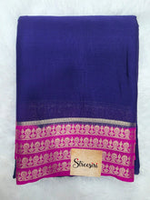 Crepe Contrast Blue & Pink