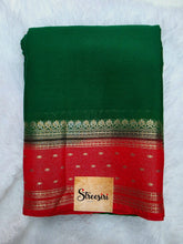 Crepe butta - green & red