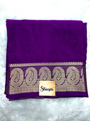 Mango silk crepe -purple