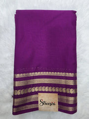 Mysore Crepe Small Mango - Purple