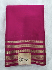 Mysore Crepe Small Mango - Pink