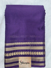 Mysore Crepe Small Mango - Dark Purple
