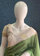 Semi Silk- Green White