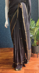 Semi Silk Bentex Border - Black Red