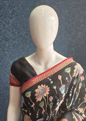 Chiffon Pichwai Prints - Black