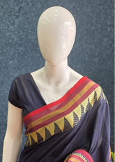 Bengal Cotton Navy Blue Red Checks