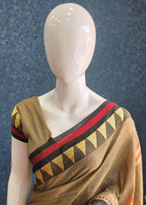 Bengal Cotton Black Grey Triangle