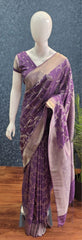 Jaal Lavender Gorgette Saree
