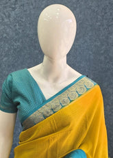 Viscose Chex Yellow Green