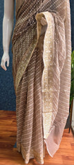 Banarasi Kora - Light Brown