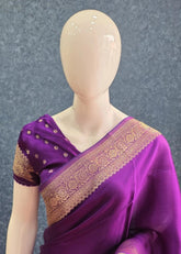 Bandhani Purple