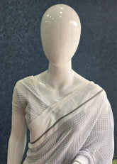 Bengal  Cotton White Checks