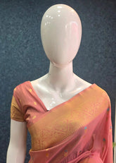 Banarasi Tissue Viscose -  Pink
