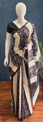 Patola Black Viscose Saree