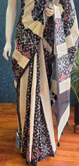 Patola Black Viscose Saree