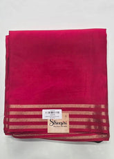 Crepe Silk Red Bottle Green