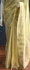 Banarasi Crepe - Light Yellow