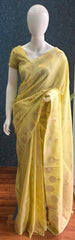 Banarasi Crepe - Light Yellow