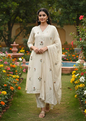 Salwar Suit 3 Piece Mul Cotton Flower