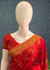 Kosa Silk Deep Red Gold