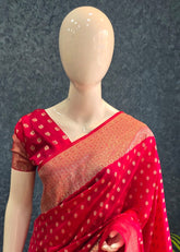 Raw Silk Antique Self Pink