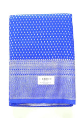 Crepe Silk Butta Royal Blue