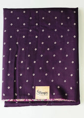 Purple Butta Chanderi Saree