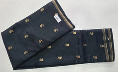Small Flower Bottle Green Pink Gaji Silk Saree