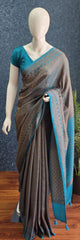 Mushru Green Kathan Silk Saree