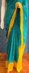 Gorgette blue -yellow