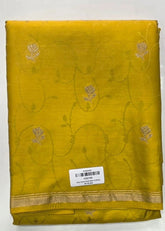 Gaji Silk Mustard Purple