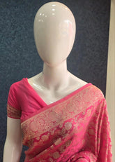 Rinkle Water Zari - Pink