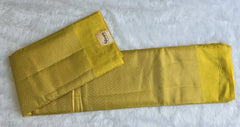 Brocade Yellow Semi Silk Saree