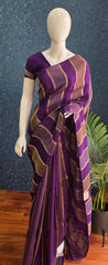 Fancy Saree - Purple