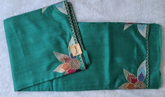 Matka Green Silk Saree